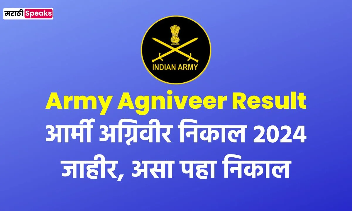 Army Agniveer Result 2024 declared link